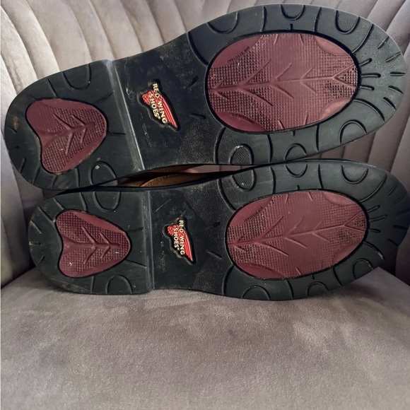 Vintage Red Wing Shoes Mens Size 11B Leather Steel Toe Slip/Oil Resistant Boots - Picture 6 of 7